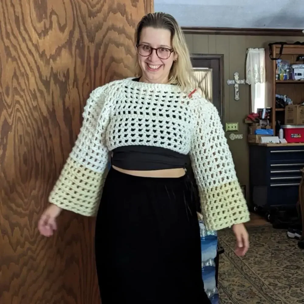 Handmade Crochet crop top